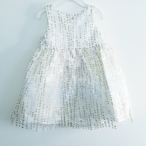 NEW Baby Girl's Sparkly Formal Dress NEW Size 12M - Picture 13 of 14